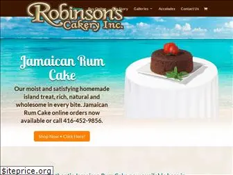 robinsonscakery.com