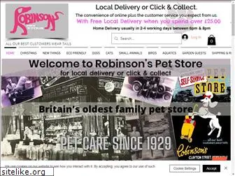 robinsonspetstore.com