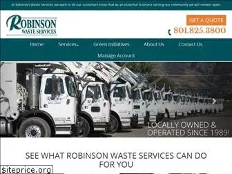 robinsonwasteservices.com