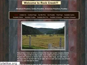rockcreek-minpins-poodles-carlins-dobies.com