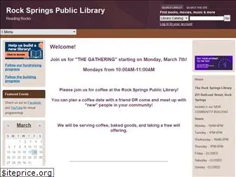 rockspringslibrary.com