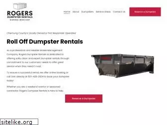 rogersdumpsters.com
