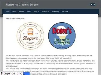 rogersicecreamburgers.com