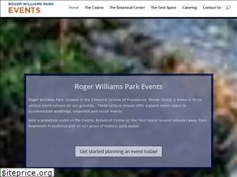 rogerwilliamsparkevents.com
