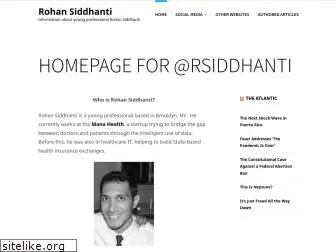 rohansiddhanti.com