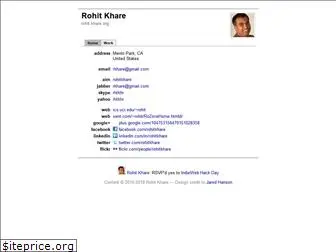 rohit.khare.org