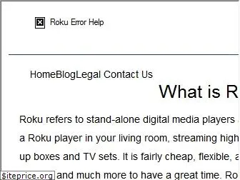 rokuerrorhelp.com