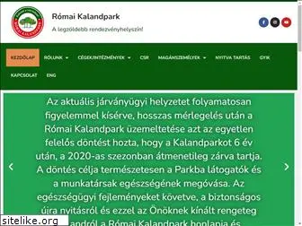 romaikalandpark.hu