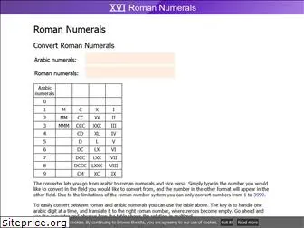 roman-numerals.info