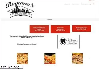 romanosrestaurants.com