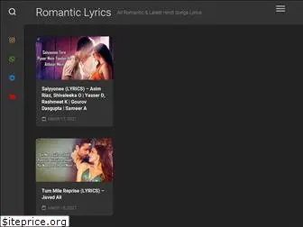 romanticlyrics.co