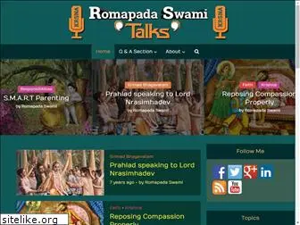 romapadaswamitalks.com