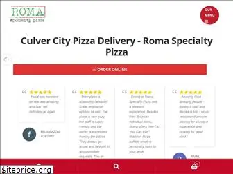 romaspecialtypizzas.com