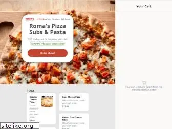 romaspizzamenu.com