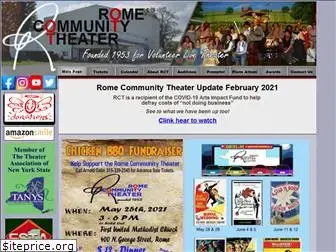 romecommunitytheater.org