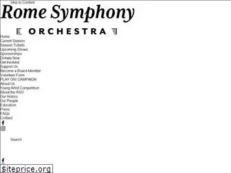 romesymphony.org