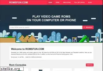 romsforever.co at WI. ROMSFUN.COM  Download ROMs and ISOs of Nintendo,  Playstation, XBOX