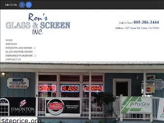 ronsglassandscreen.com