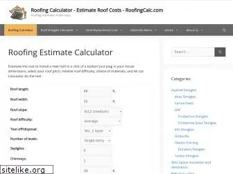 roofcostestimator.com