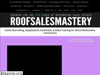 roofsalesmastery.com