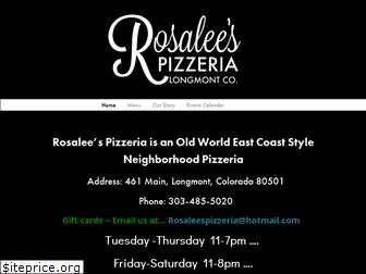 rosaleespizzeria.com