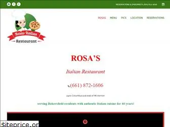 rosasitalianrestaurant.com