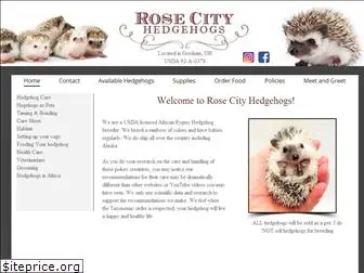 rosecityhedgehogs.com