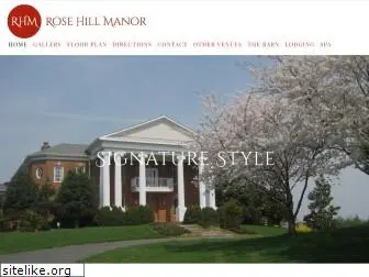 rosehillmanor.com