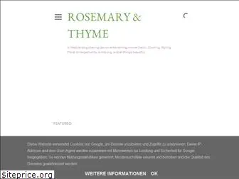rosemary-thyme.blogspot.com