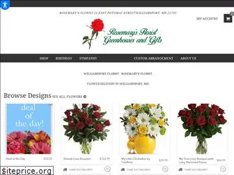 rosemarysfloristmd.com