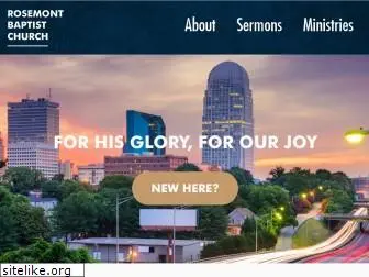 rosemontbaptist.com