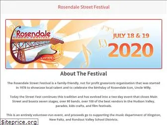 www.rosendalestreetfestival.org