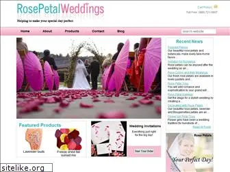 rosepetalweddings.com