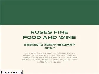 rosesfinefood.com