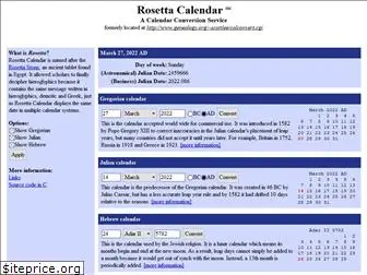 rosettacalendar.com