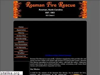 rosmanfirerescue.com