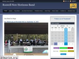 roswellnewhorizonsband.com