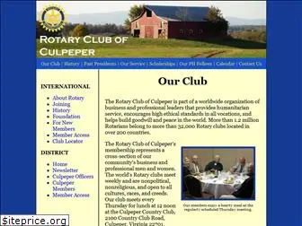 rotaryclubofculpeper.org