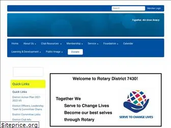 rotarydistrict7430.org