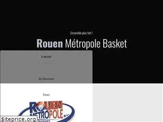 rouenmetrobasket.com