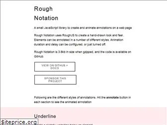 roughnotation.com