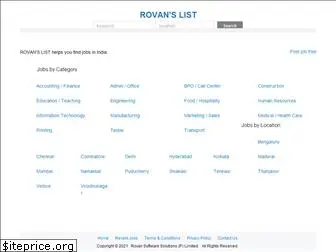 rovanslist.com