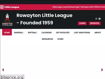rowaytonlittleleague.com