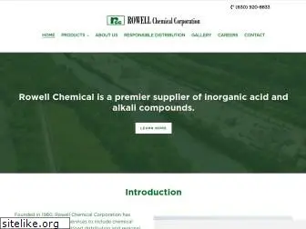 rowellchemical.com