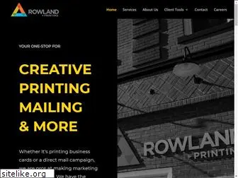 rowlandprinting.com