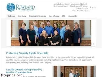 rowlandtitle.com