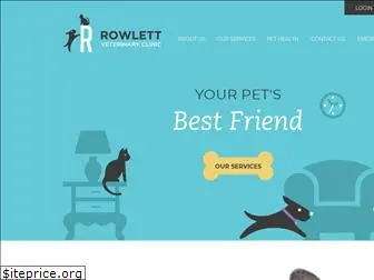 rowlettveterinaryclinic.com