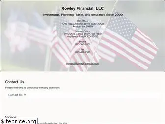 rowleyfinancial.com