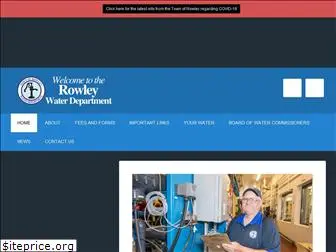 rowleywater.com
