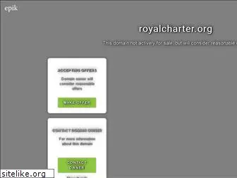 royalcharter.org